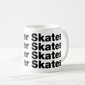 & Rollschuhe Kaffeetasse (VorderseiteRechts)