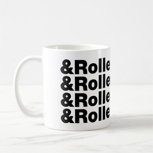 & Rollschuhe Kaffeetasse (Links)