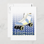 Rollschuhe Postkarte (Vorne/Hinten)