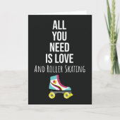 Rollschuhkarten Rollschuh Rollschuhfahrer Für Kind Karte (Vorderseite)