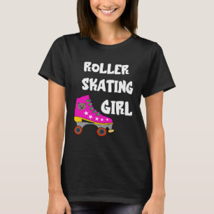 Rollschuhlaufendes Mädchen Rollschuhe Mädchen Roll T-Shirt