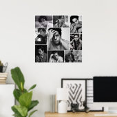 ROLLSCHWARZ UND WEISS POSTER (Heimbüro)