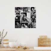 ROLLSCHWARZ UND WEISS POSTER (Küche)