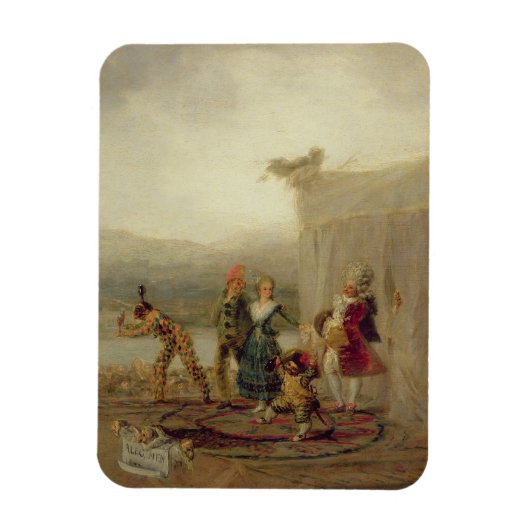 Rollspieler, 1793 (Öl auf Zinnblech) Magnet (Vertikal)