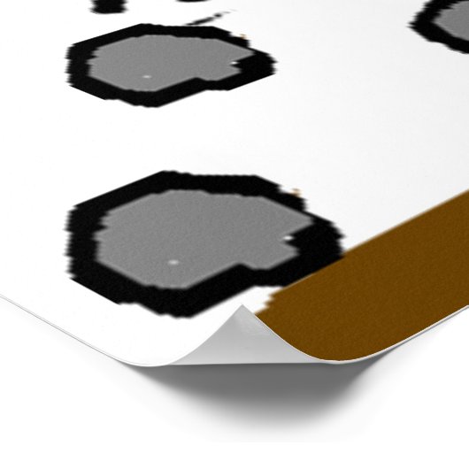 Rollsteine-Poster Poster (Ecke)