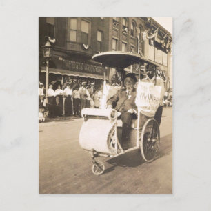 Rollstuhl, Atlantic City, New Jersey Vintage Postkarte