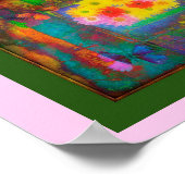 "Rollstuhl-Blume Poster (Ecke)