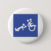 Rollstuhl Boozer Button (Vorderseite)