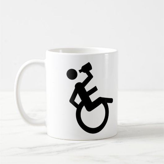 Rollstuhl Boozer-Rollstuhl Kaffeetasse (Links)