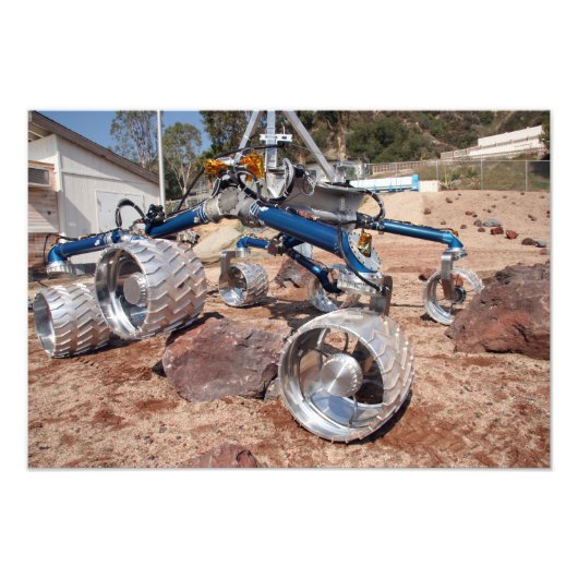 Rollstuhl, ein Mobilitätstestmodell Fotodruck (Vorne)