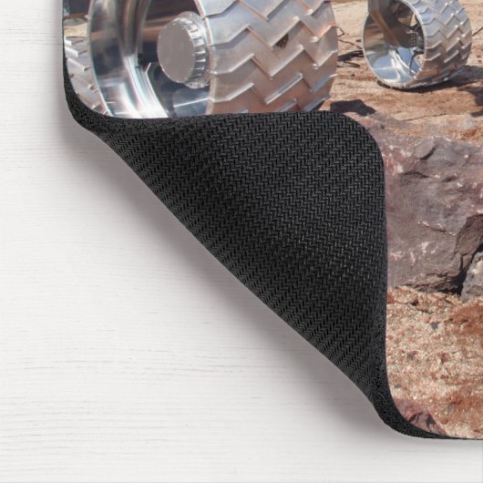 Rollstuhl, ein Mobilitätstestmodell Mousepad (Ecke)