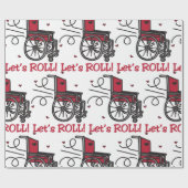 Rollstuhl Geschenkpapier (Flach)