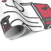 Rollstuhl Geschenkpapier (Rolleneckpunkt)