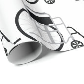 Rollstuhl Geschenkpapier (Rolleneckpunkt)