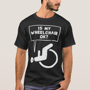 Rollstuhl-Handicap-Spaß Mein Rollstuhl-Ampuhr T-Shirt