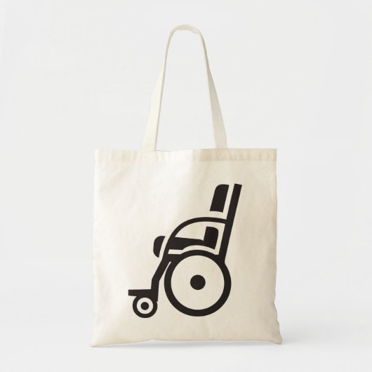 Rollstuhl-Icon Tote Tasche (Vorne)