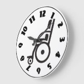 Rollstuhl-Ikonen-Uhr Große Wanduhr (Winkel)