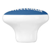 Rollstuhl Keramikknauf (Seitenansicht)