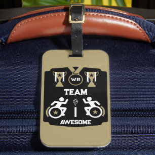 Rollstuhl Murderball Sportswear Gepäckanhänger