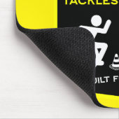 Rollstuhl Murderball Sportswear Mousepad (Ecke)