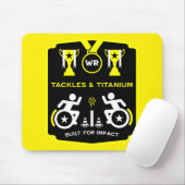 Rollstuhl Murderball Sportswear Mousepad (Mit Mouse)