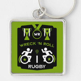 Rollstuhl Murderball Sportswear Schlüsselanhänger