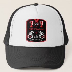 Rollstuhl Murderball Sportswear Truckerkappe