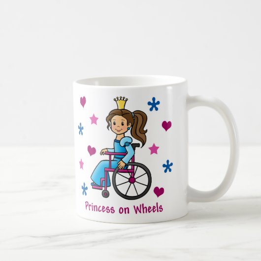 Rollstuhl-Prinzessin Kaffeetasse (Rechts)