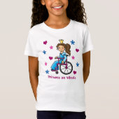 Rollstuhl-Prinzessin T-Shirt (Vorderseite)
