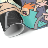 Rollstuhl-Rennen-Packpapier Geschenkpapier (Rolleneckpunkt)