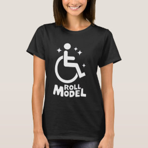 Rollstuhl Rollmodell T-Shirt
