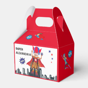 Rollstuhl Superhero Girl Flying Hero Geburtstag Geschenkschachtel