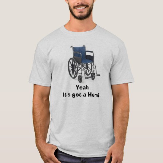 Rollstuhl T-Shirt (Vorderseite)