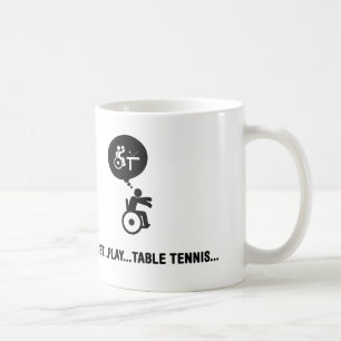 Rollstuhl-Tischtennis Kaffeetasse