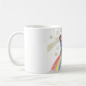 Rollstuhl-Träume - über dem Regenbogen Kaffeetasse (Links)