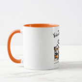 Rollstuhl. Zuhause. Krankenpfleger Tasse (Links)