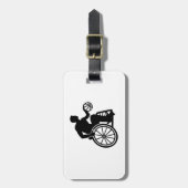 Rollstuhlbasketball Gepäckanhänger (Vorderseite vertikal)