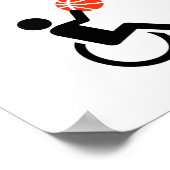 Rollstuhlbasketball Poster (Ecke)