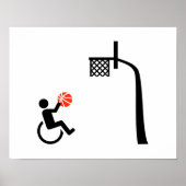 Rollstuhlbasketball Poster (Vorne)