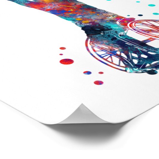 Rollstuhlbasketball Poster (Ecke)