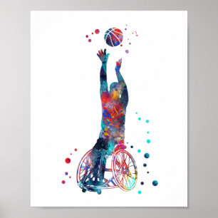 Rollstuhlbasketball Poster