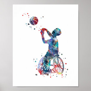 Rollstuhlbasketball Poster