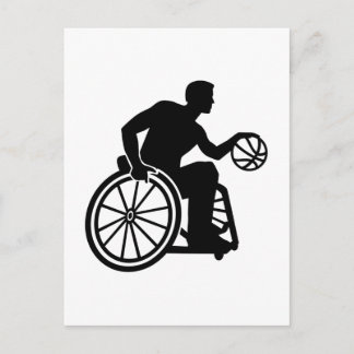 Rollstuhlbasketball Postkarte