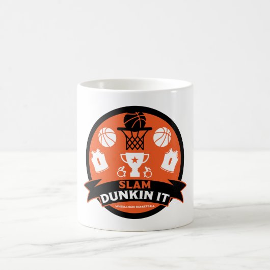 Rollstuhlbasketballspieler Kaffeetasse (Mittel)