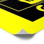 Rollstuhlbasketballspieler Poster (Ecke)