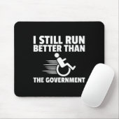 Rollstuhlbehinderung Gaben Funny Handicap Mousepad (Mit Mouse)