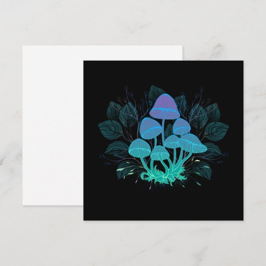 Rollstühle in Bushes Dankeskarte (Vorne/Hinten)