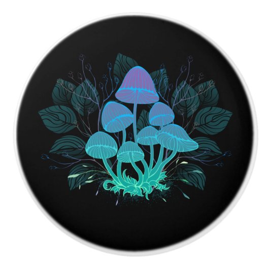 Rollstühle in Bushes Keramikknauf (Vorderseite)