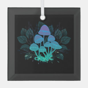 Rollstühle in Bushes Ornament Aus Glas