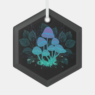 Rollstühle in Bushes Ornament Aus Glas